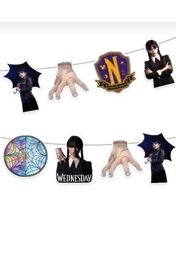 Wednesday Addams Dekoratif Banner 1 Adet Banner Yazı
