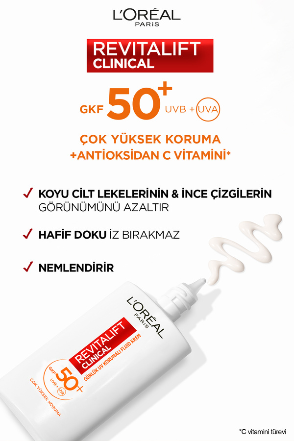 Revitalift Clinical Spf 50+ Günlük Yüksek Uv Korumalı Yüz Güneş Kremi 50ml_2