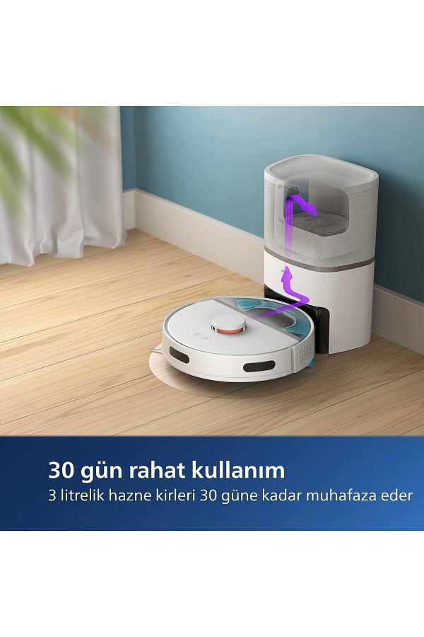 Philips Evrekala Shop Robot Süpürge Islak-kuru Tüm Zeminleri Silme-süpürme -yetkili Satıcı Evrekala- - Görsel 2
