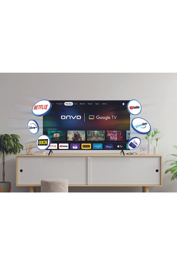 ONVO Ov55f950 55 2023 Google Tv Lisanslı'' Frameless Ultra Hd - Görsel 5