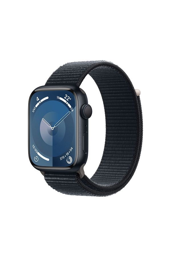 Apple Watch Series 9 GPS 45mm Gece Yarısı Alüminyum Kasa ve Gece Yarısı Spor Loop