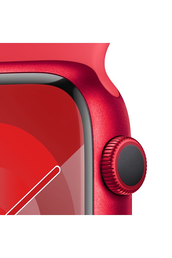 Apple Watch Series 9 GPS 45mm (PRODUCT)RED Alüminyum Kasa ve (PRODUCT)RED Spor Kordon - M/L - Görsel 3
