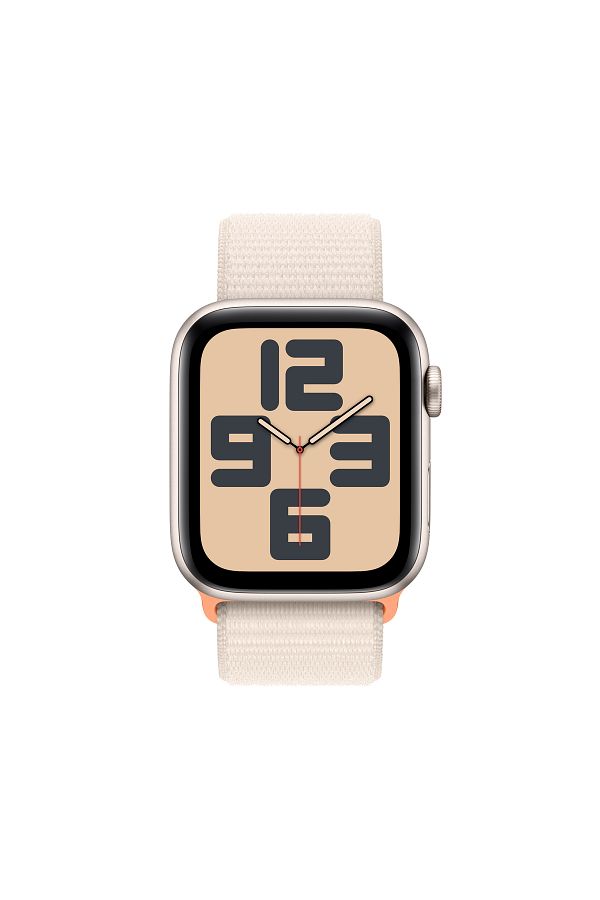 Apple Watch SE GPS 44mm Yıldız Işığı Alüminyum Kasa ve Yıldız Işığı Spor Loop - Görsel 2