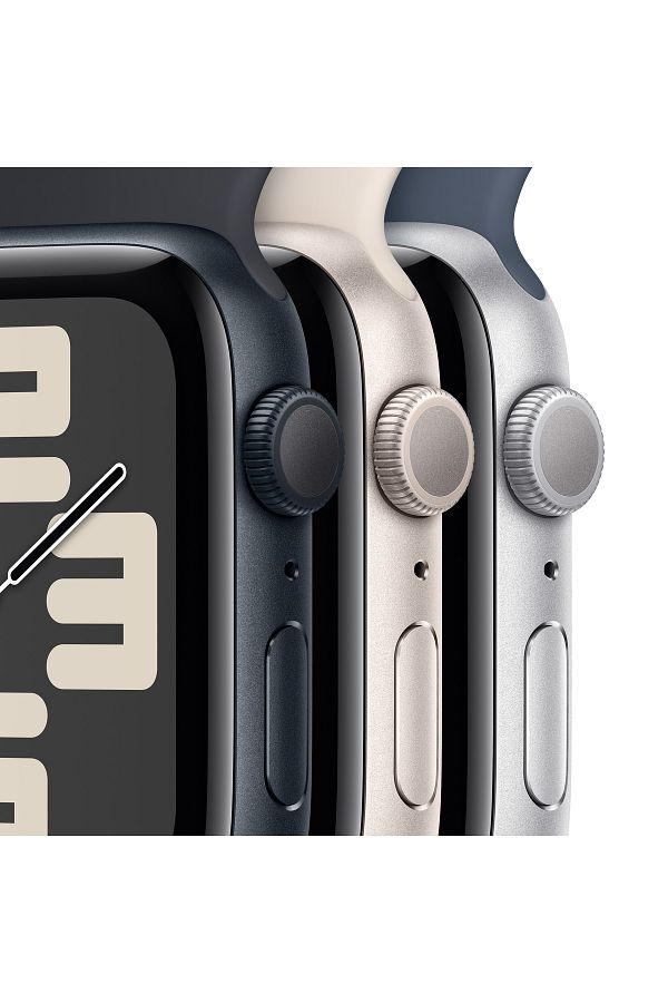 Apple Watch SE GPS 44mm Gümüş Alüminyum Kasa ve Fırtına Mavisi Spor Kordon - S/M - Görsel 4