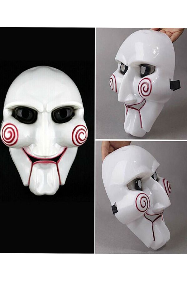 Halloween Testere Maske Cadılar bayramı Korkunç Parti Maskesi Saw Mask Billy 23x17