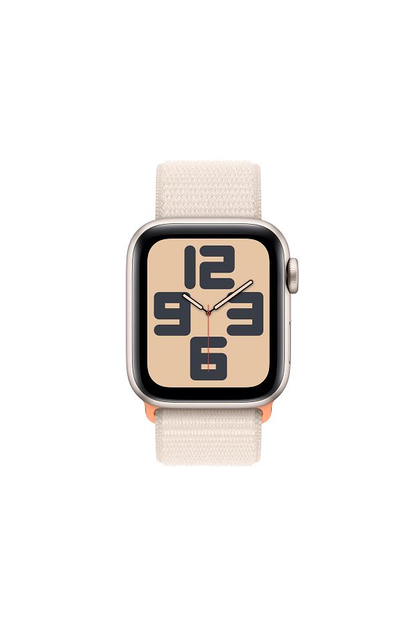 Apple Watch SE GPS + Cellular 40mm Yıldız Işığı Alüminyum Kasa ve Yıldız Işığı Spor Loop - Görsel 2