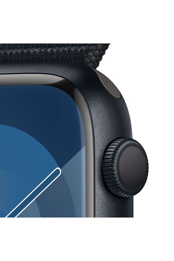 Apple Watch Series 9 GPS 45mm Gece Yarısı Alüminyum Kasa ve Gece Yarısı Spor Loop - Görsel 3