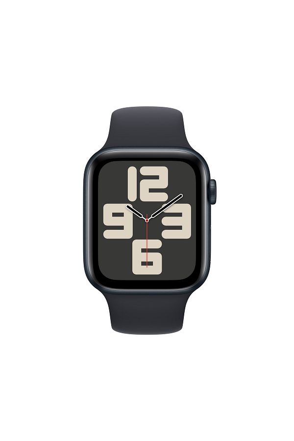 Apple Watch SE GPS 44mm Gece Yarısı Alüminyum Kasa ve Gece Yarısı Spor Kordon - M/L - Görsel 2