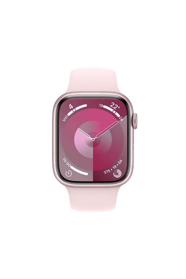 Apple Watch Series 9 GPS + Cellular 45mm Pembe Alüminyum Kasa ve Uçuk Pembe Spor Kordon - M/L - Görsel 2
