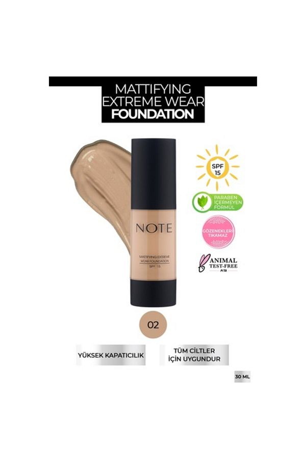 MATTİFYİNG EXTREME WEAR FONDOTEN 02 NATURAL B