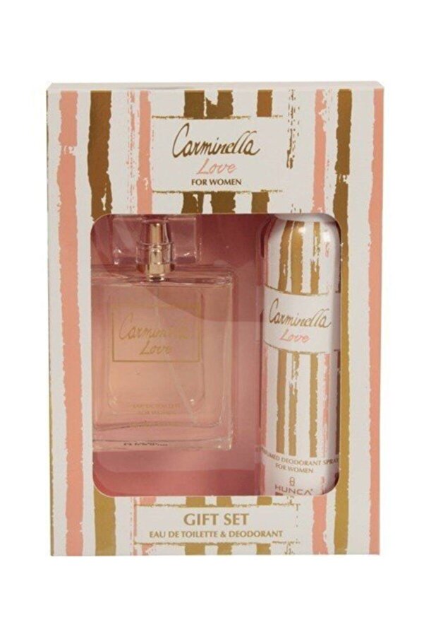 Carmınella Love Kadın Parfüm Seti 100 ml Edt 150 ml Deodorant_0