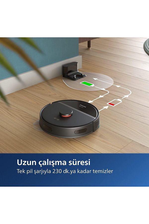 Philips Evrekala Shop Islak-Kuru Robot Süpürge Philips Lazer Teknolojisi 230 dk-Yetkili Satıcı Evrekala-New - Görsel 4