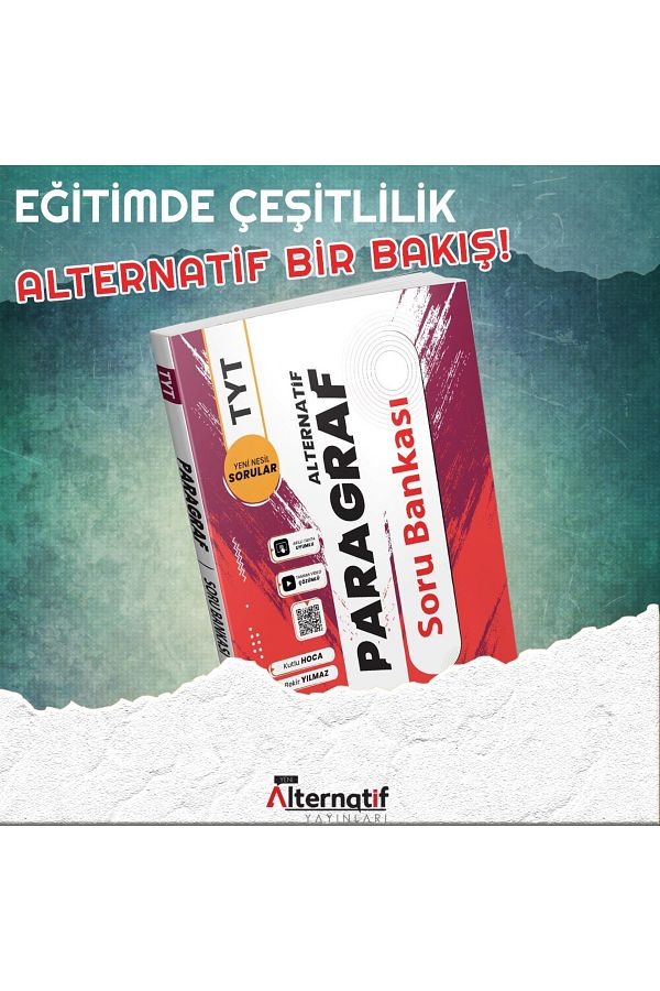 ALTERNATİF YAYINLARI TYT PARAGRAF SORU BANKASI