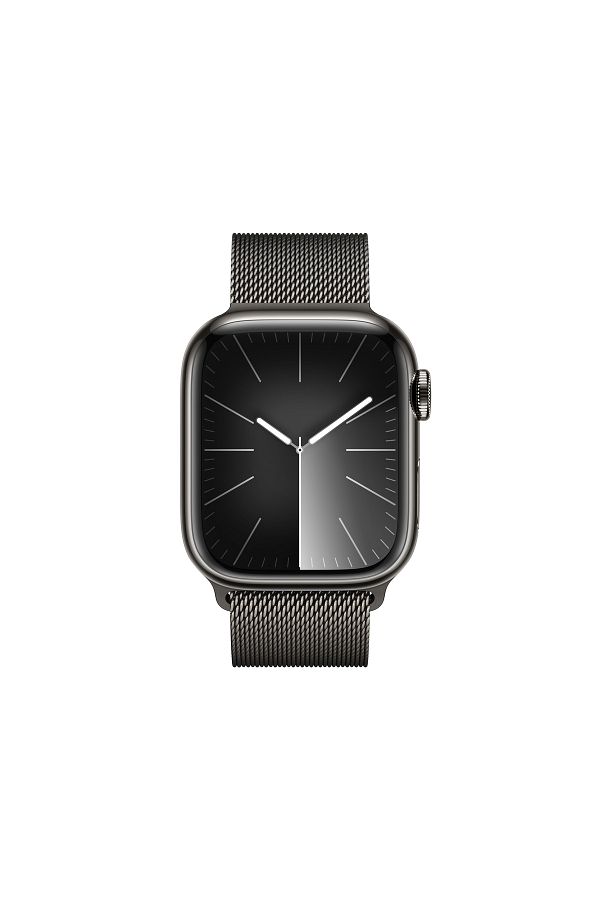 Apple Watch Series 9 GPS + Cellular 41mm Grafit Paslanmaz Çelik Kasa ve Grafit Milano Loop - Görsel 2