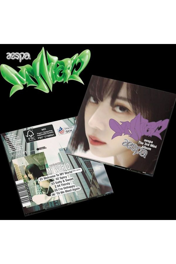 Aespa Mini Album Vol. 3 - MY WORLD (Poster Ver.) - Winter