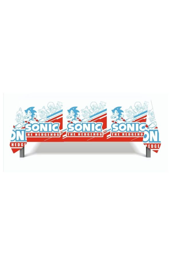 Sonic Boom Kirpi Sonic Masa Örtüsü Sonic Doğum Günü Süsleri