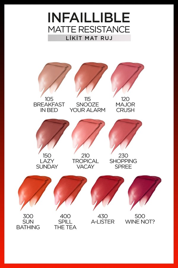 Infaillible Matte Resistance Likit Mat Ruj - 400 Spill The Tea_4