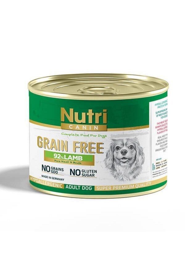 Tahılsız Kuzu Etli Yetişkin Köpek Konservesi 200 gr