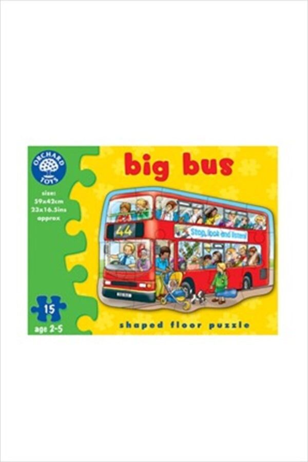 Big Red Bus Puzzle Büyük Otobüs 249