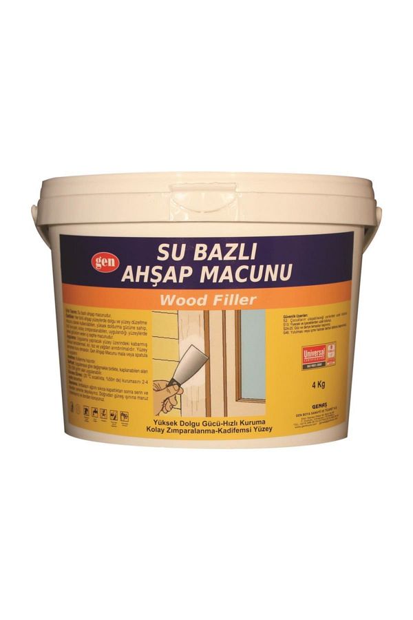 Gen Su Bazlı Ahşap Macunu 1,350 kg Beksu Boya Kimya