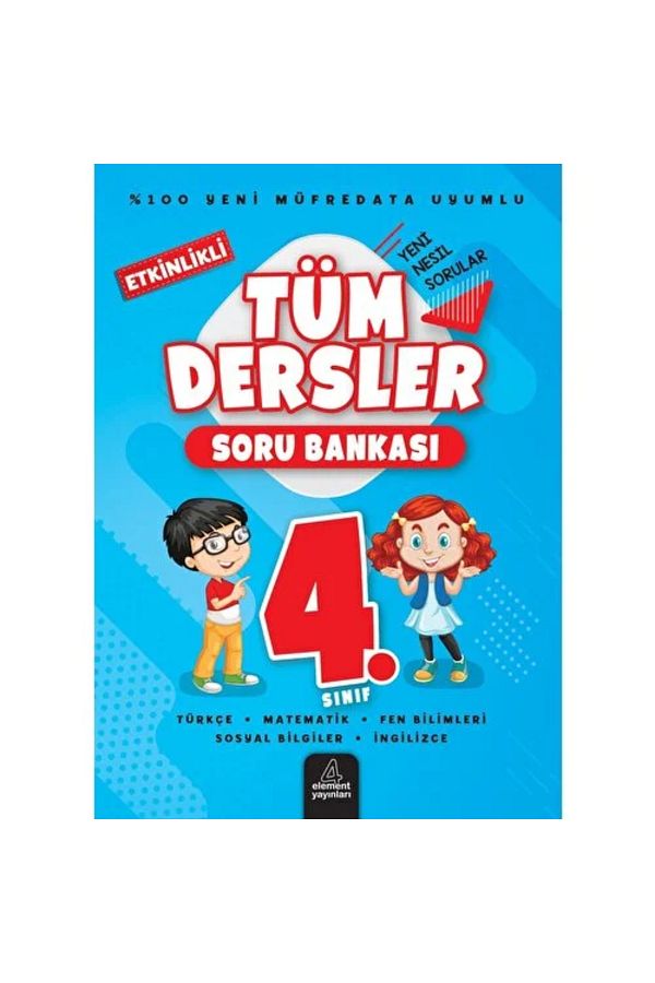 Element Yayınları 4. Sınıf Tüm Dersler Soru Bankası