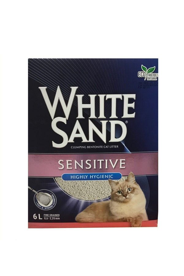 White Sand Sensitive Highly Hygıenic Cat Litter 6 Lt - Ever Clean