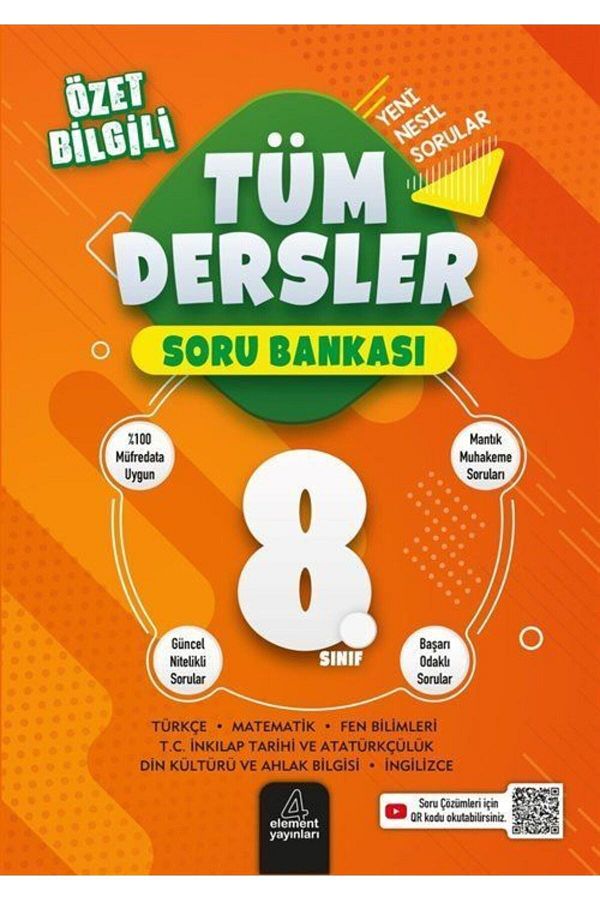 8. Sınıf Tüm Dersler Soru Bankası