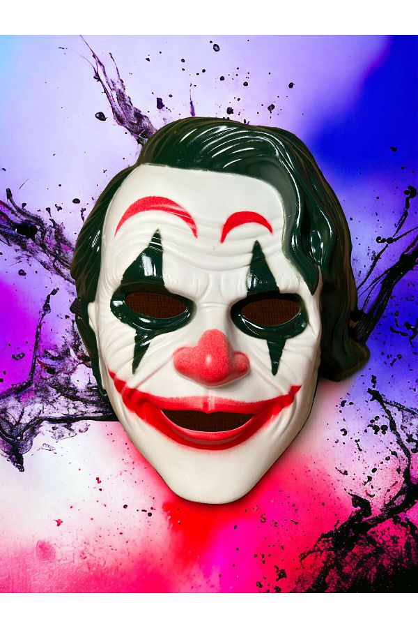 Halloween Joker Maske First Cadılar Bayramı Plastik Korkunç Maske Joker Mask