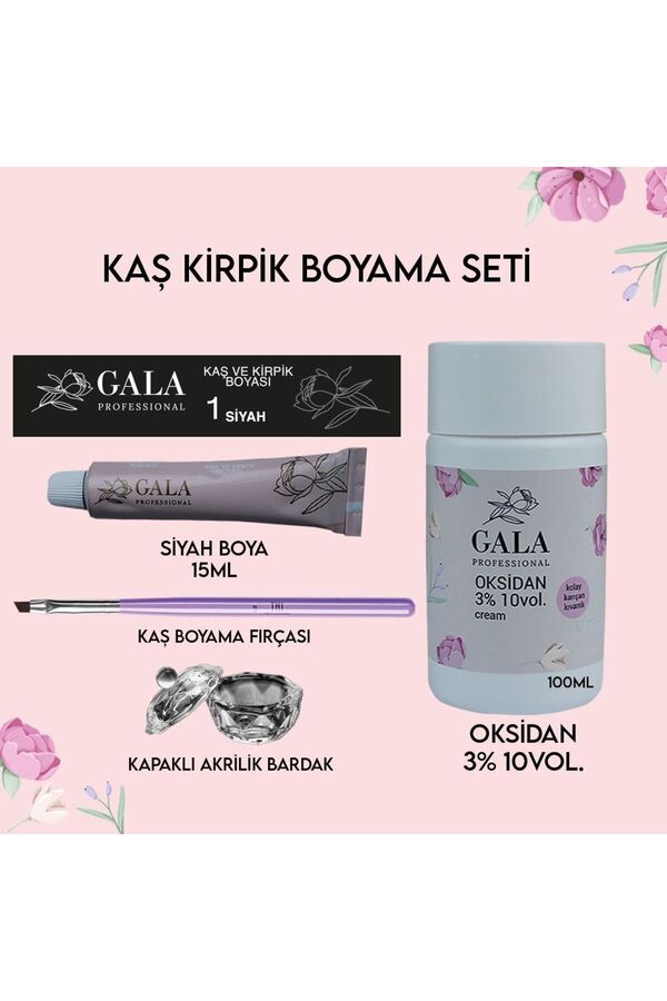 GALA KAŞ KİRPİK BOYAMA SETİ NO:1