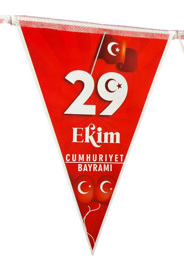 29 Ekim Cumhuriyet Bayramı Bayrak Flama Süs