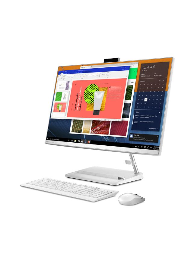 LENOVO F0GJ00GQTX-321w i5-12450H 32GB 1TB SSD IntelUHDGraphic windows 11 pro 27 FHD IPS Beyaz AIO - Görsel 2