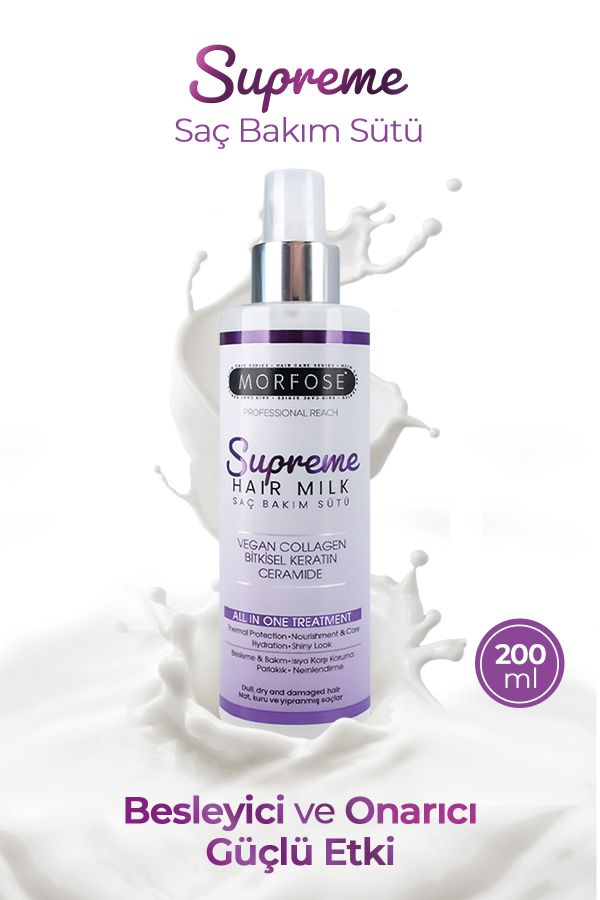 Supreme Saç Bakım Sütü 200 ml Önleyen Yumuşak Saçlar