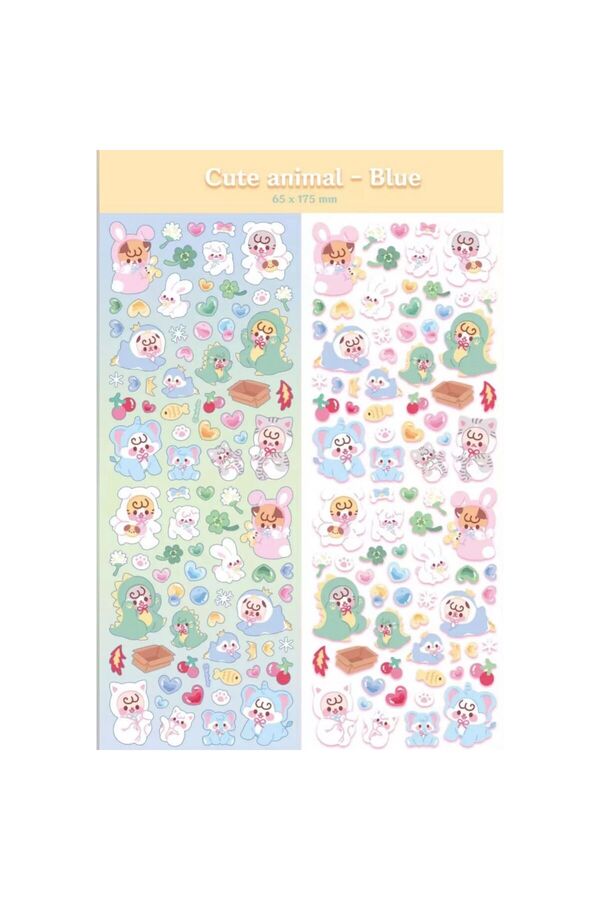 Cute Animal Dekoratif Süsleme Sticker 4