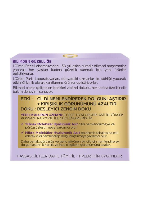 Hyaluron Uzmanı Cilt Dolgunlaştıran Nemlendirici Gündüz Kremi- Hyaluronik Asit_2