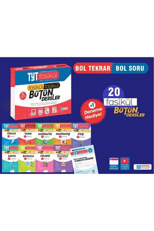 TYT Fasikül Fasikül Tüm Dersler Evrensel İletişim Yayınları