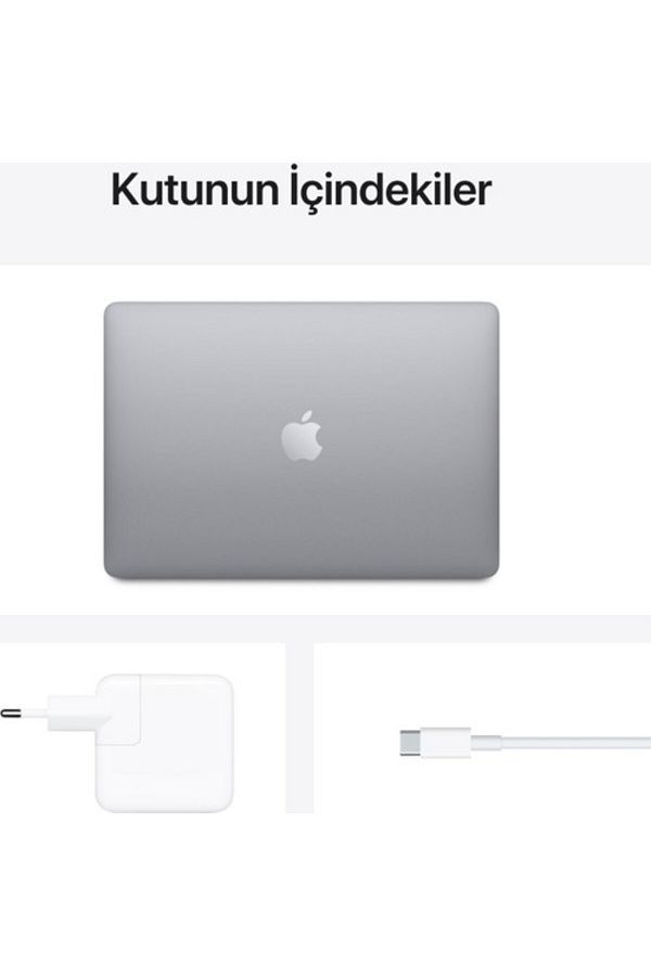 Apple Macbook Air M1 Çip 8gb 256gb Ssd Macos 13" Qhd Taşınabilir Bilgisayar Uzay Grisi - Görsel 6