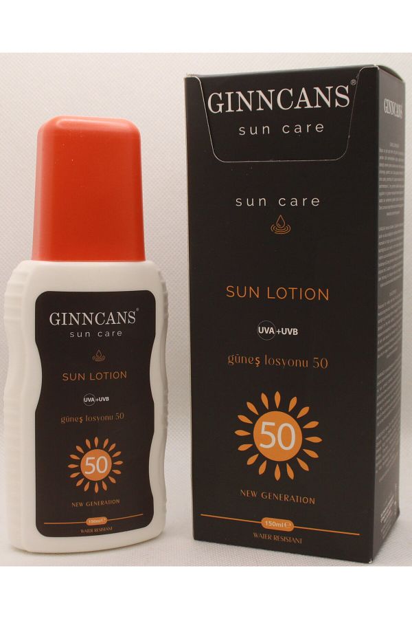 SUN GÜNEŞ KORUYUCU KREM & SPF+50 UVA+UVB LOSYON AÇIK VE BEYAZ CİLTLER İÇİN 150ML_1
