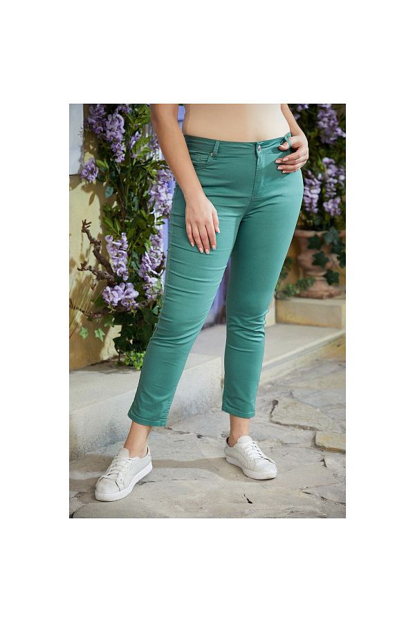 Büyük Beden Pamuk Pantalon