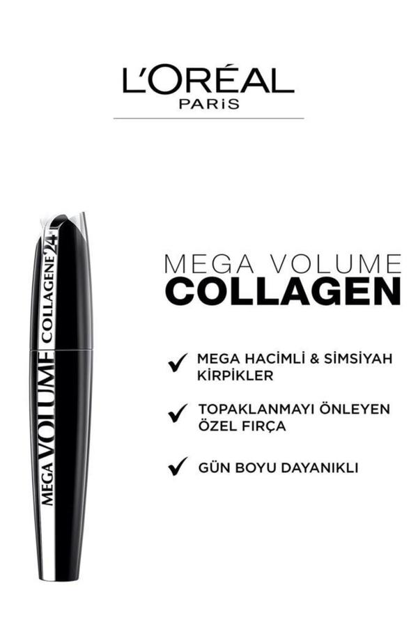 Mega Volume Collagene 24H Siyah Maskara_4