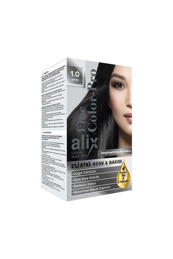 Saç Boyası & Set Boya 1.0 Siyah 50ml