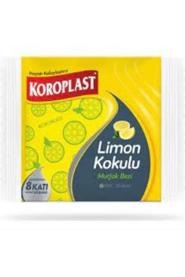 Koroplast Limon Kokulu Mutfak Bezi 3 Lü