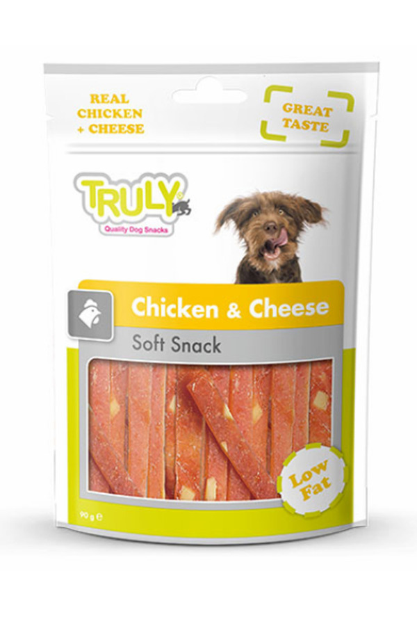 Peynirli Tavuk Jerky Köpek Ödülü 90 Gr