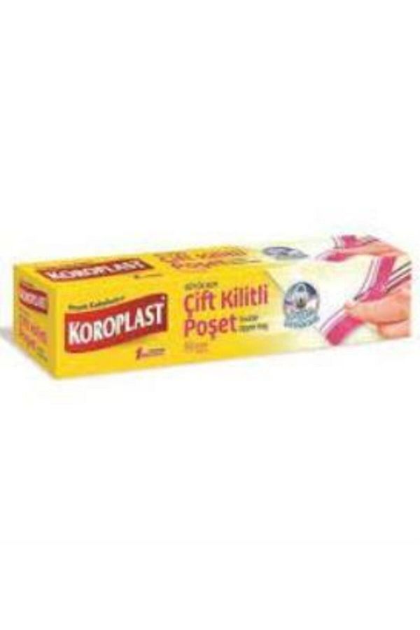 Koroplast Çift Kilitli Poşet Büyük 10 Lu 26*28