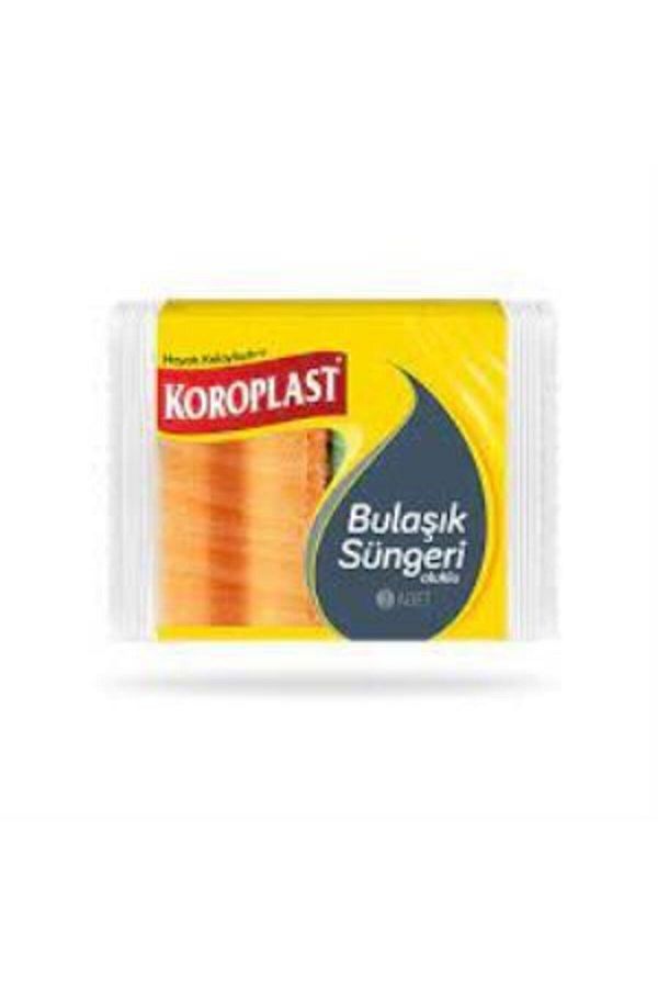 Koroplast Bulaşık Süngeri Oluklu 2 Li