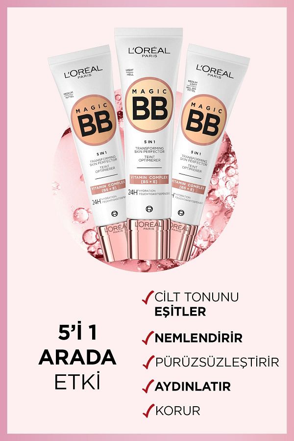 Magic BB Renkli Nemlendirici Krem - 02 Light_4