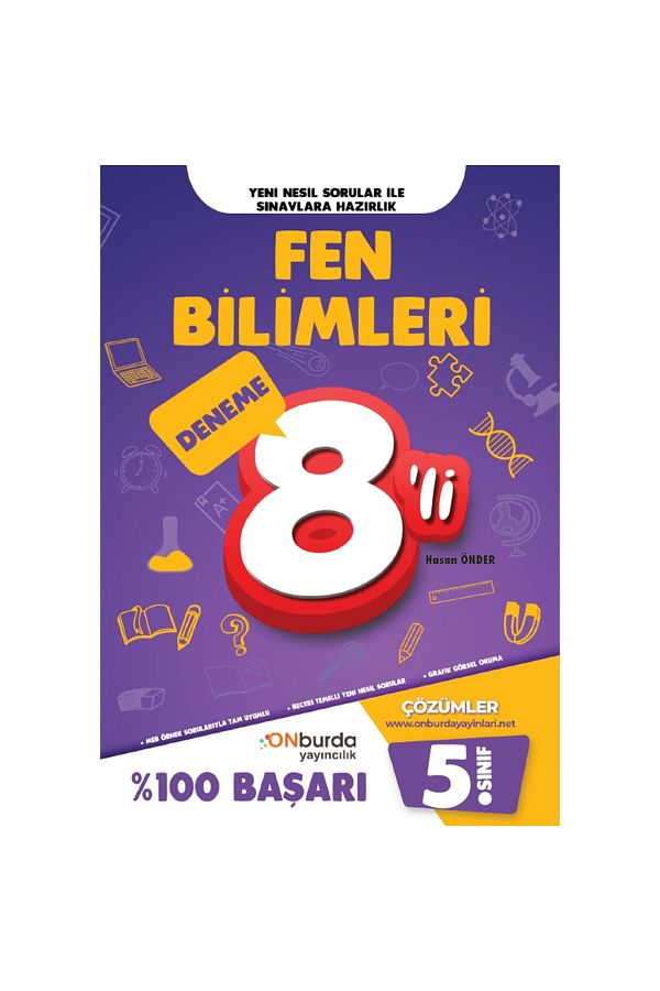 5. Sınıf Fen Bilimleri Yeni Nesil Branş Denemeleri Yeni
