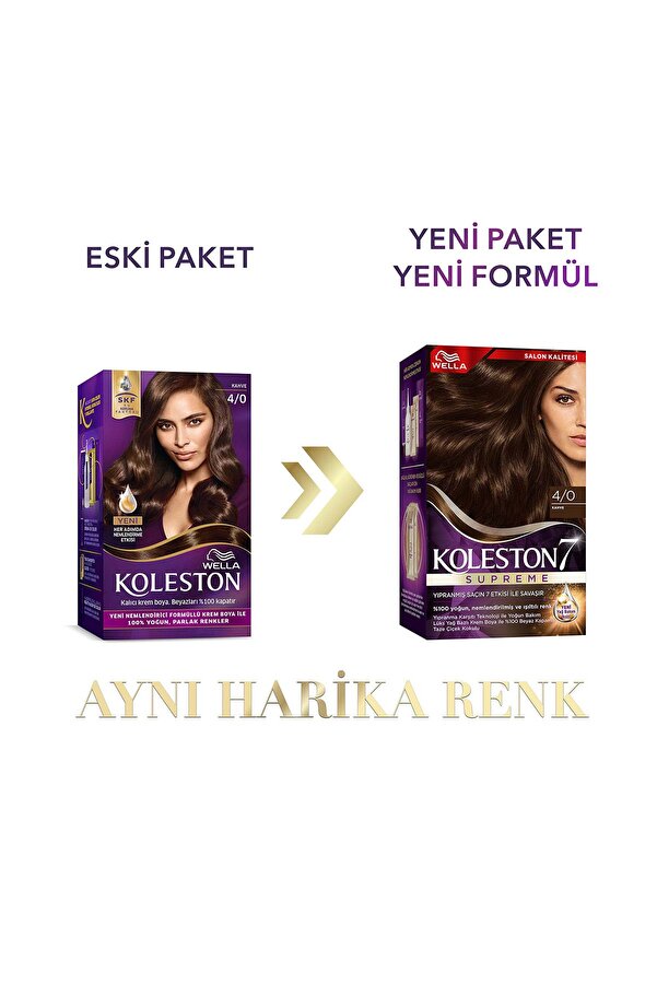 Koleston Supreme Saç Boyası 4/0 Kahve_1
