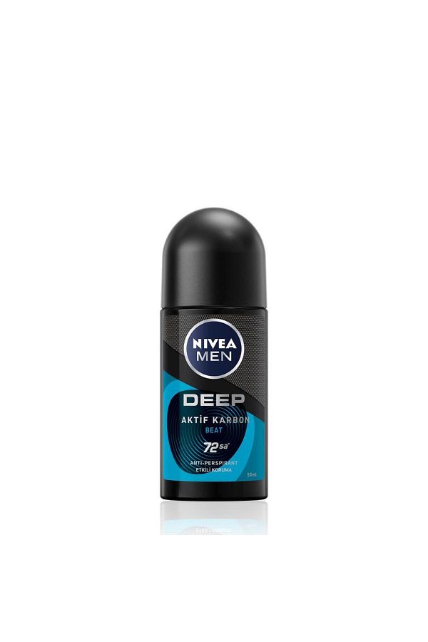 Men Erkek Roll-on Deodorant Deep Beat 50ml, 72 Saat Anti-perspirant Koruma_1