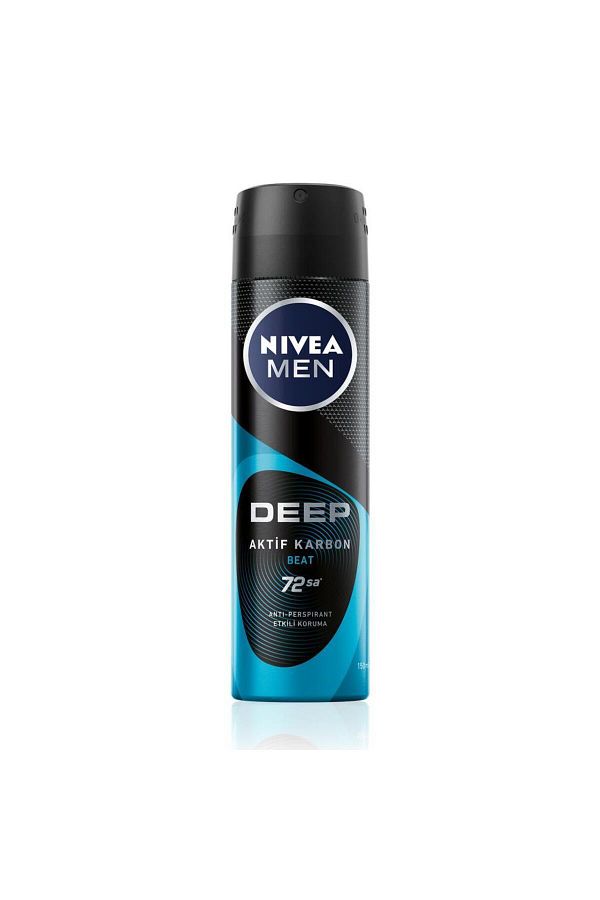 MEN Erkek Sprey Deodorant Deep Beat 150ml,72 Saat Anti-perspirant Koruma_1