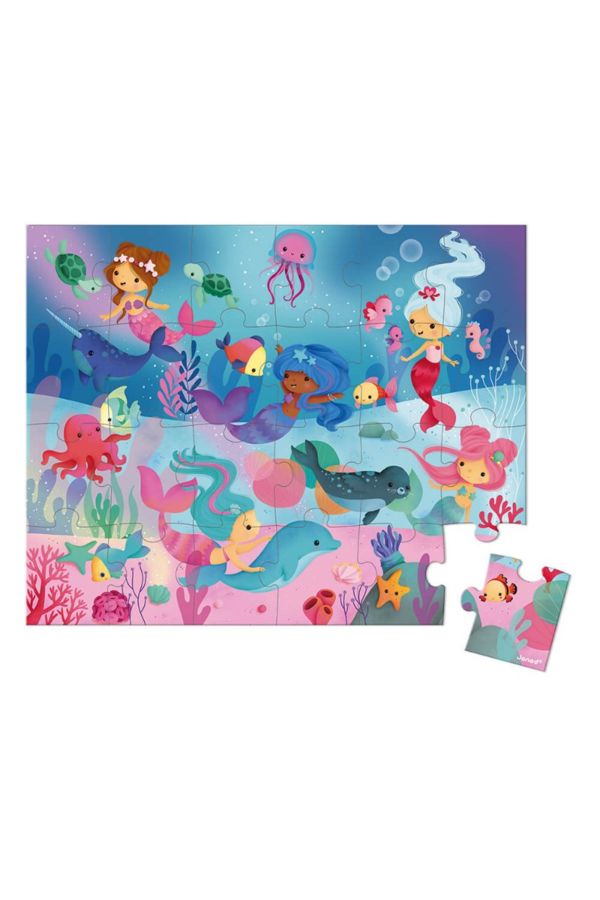 Çanta Puzzle - Deniz Kızı 24 Parça